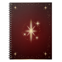 Cuaderno Estrella maroon