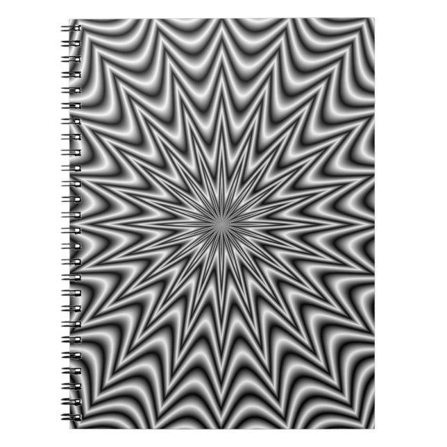 Cuaderno Estrella monocroma (Frente)