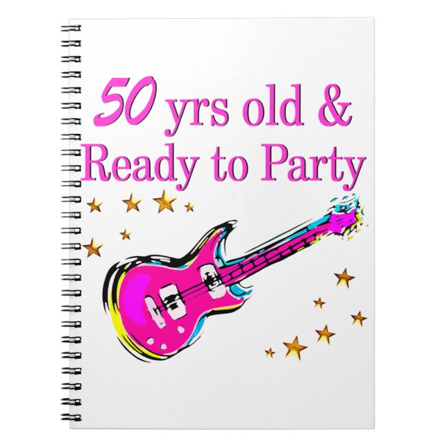 CUADERNO ESTRELLA ROCK DE 50 AÑOS (Frente)