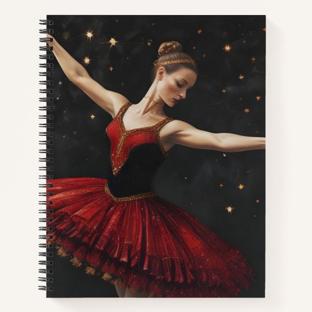Cuaderno Estrella Roja y Negra (Anverso)