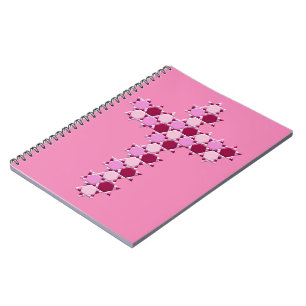 Cuaderno Estrella rosa de la ilusión óptica de David Cross