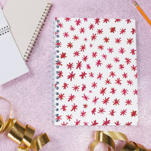 Cuaderno Estrellas acuáticas - rojo
