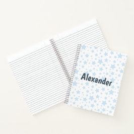 Cuaderno Estrellas Azules Modernas