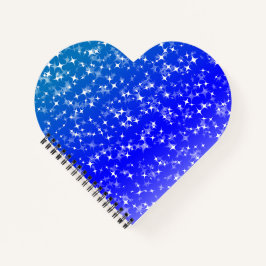 Cuaderno Estrellas de cielo azul