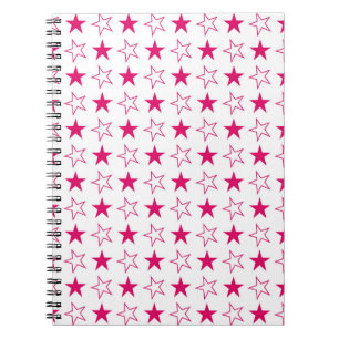 Cuaderno Estrellas de color sin fisuras, vintage de estrell