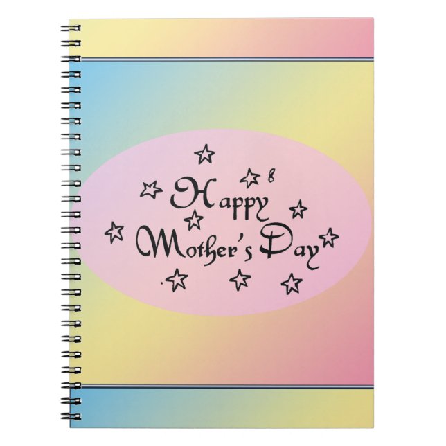 Cuaderno Estrellas de Día de la Madre - (Frente)