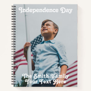 Cuaderno Estrellas de época tira a Personalizado de bandera