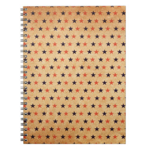 Cuaderno Estrellas de época: vieja textura de papel