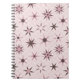 Cuaderno Estrellas de Geo Rosa bonito - patrón.