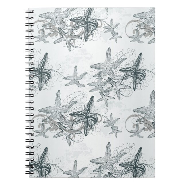 Cuaderno Estrellas de mar en el modelo del mar (Frente)