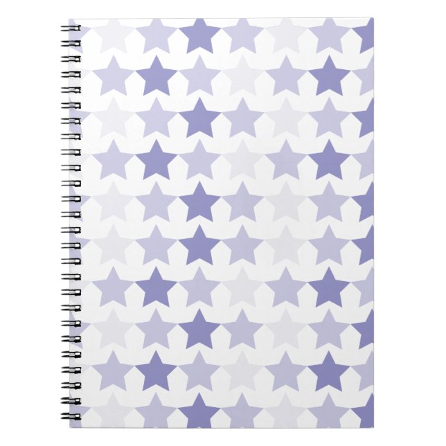 Cuaderno Estrellas de Ombre Azul Patriótico (Frente)