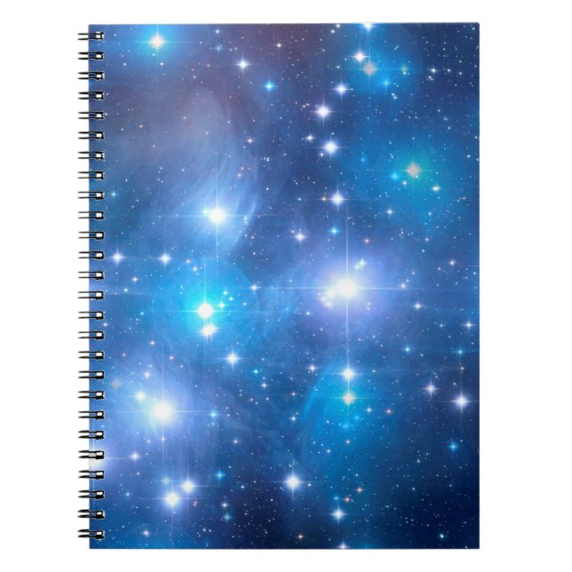 Cuaderno Estrellas del Universo Azul + tus ideas (Frente)