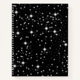 Cuaderno Estrellas en blanco y negro