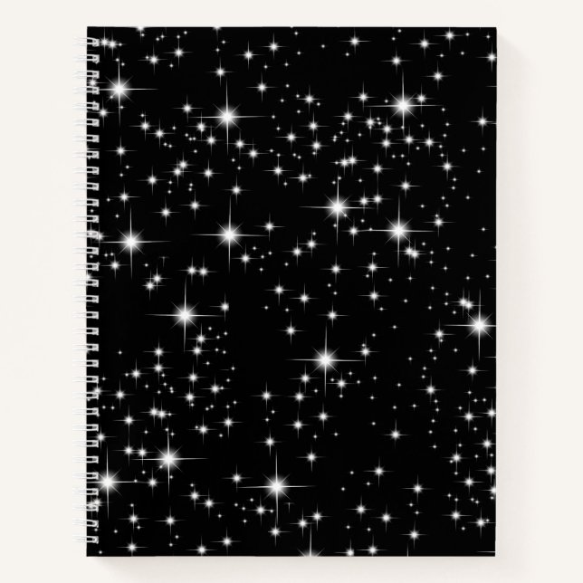 Cuaderno Estrellas en blanco y negro (Anverso)