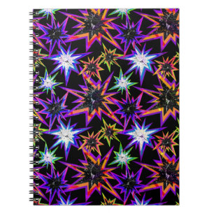 Cuaderno Estrellas en negro.