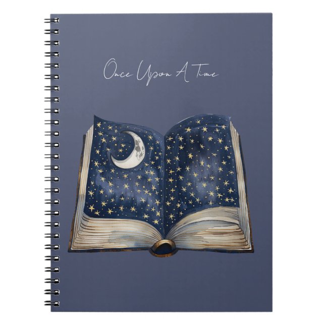 Cuaderno Estrellas Luna Libro Érase Una Vez (Frente)