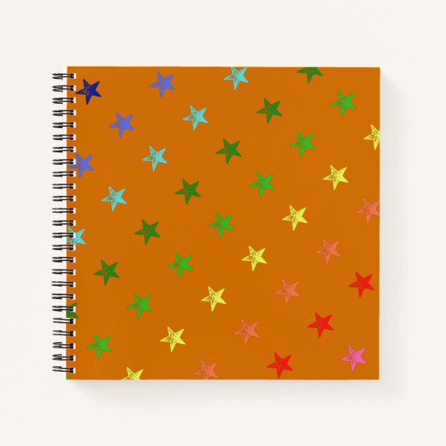 Cuaderno Estrellas multicolores de Crayon (Anverso)