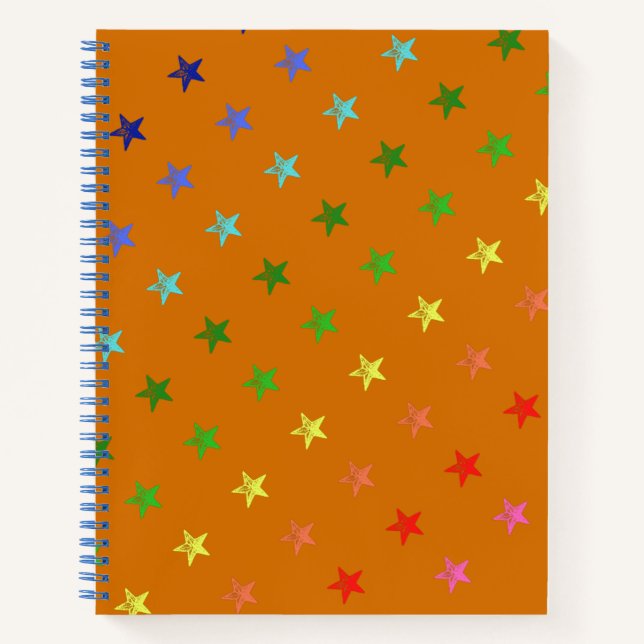Cuaderno Estrellas multicolores de Crayon (Anverso)