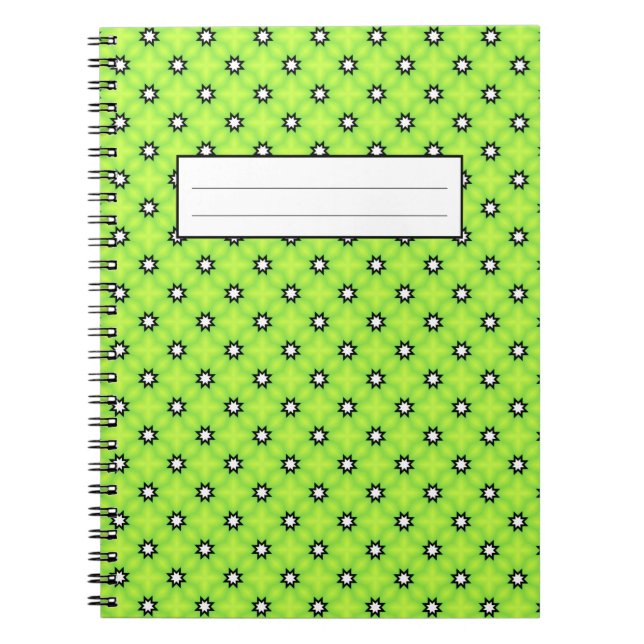 Cuaderno Estrellas negras y blancas (Frente)