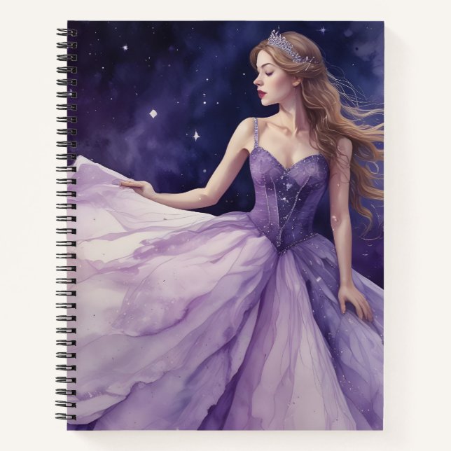Cuaderno Estrellas Púrpuras (Anverso)