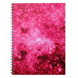 Cuaderno Estrellas rosadas calientes