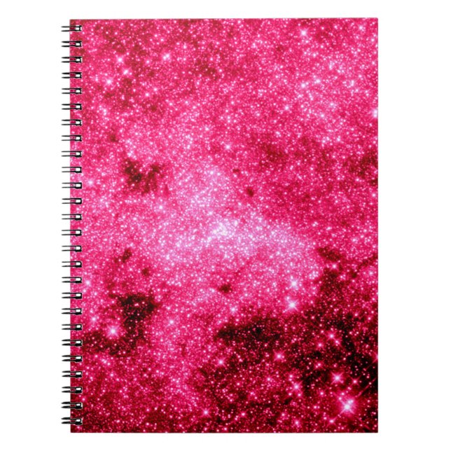 Cuaderno Estrellas rosadas calientes (Frente)