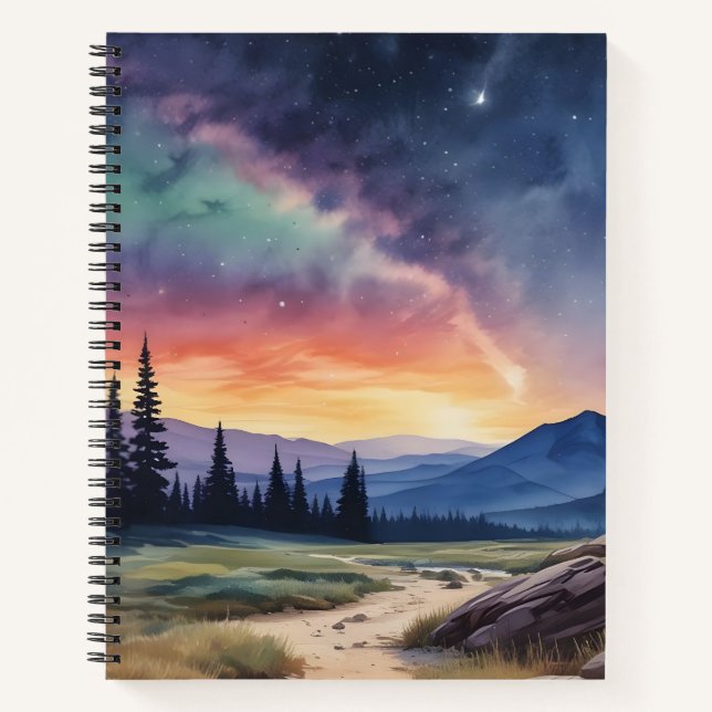 Cuaderno Estrellas sobre el Bosque (Anverso)