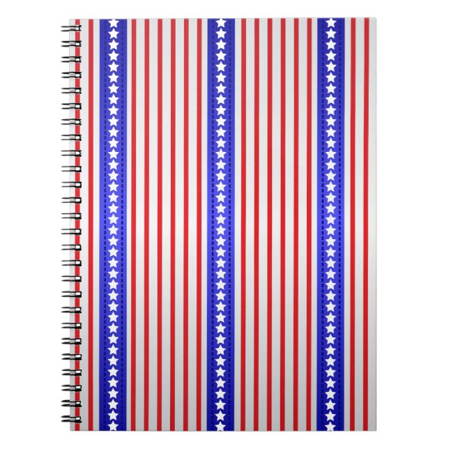 Cuaderno Estrellas y rayas (Frente)