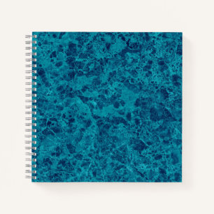Cuaderno Estructura de Marble Azul Terrazo