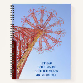 Cuaderno Estructura del Carnaval Rojo Coney Aula de la escu