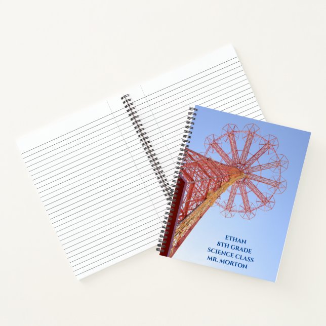 Cuaderno Estructura del carnaval Rojo Salón Escolar Coney (Interior)