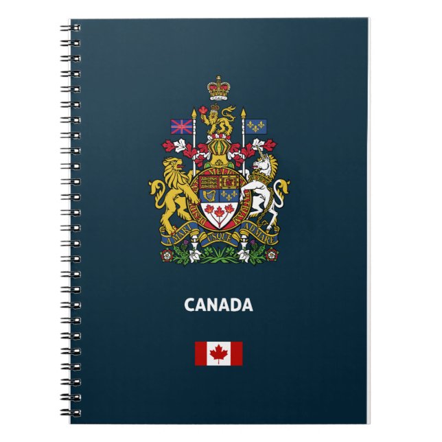 Cuaderno Estuche de teléfono con pasaporte de Canadá (Frente)