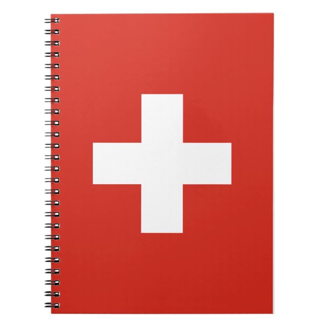 Cuaderno Estuche de teléfono de bandera de Suiza (Frente)