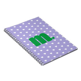 Cuaderno Estuche Heart Inicial para iPhone / iPad