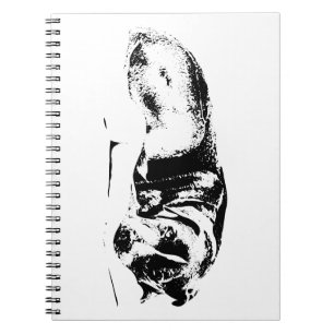 Cuaderno "estuche para iphone de perro", "funda protector",