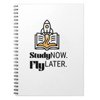Cuaderno Estudia Ahora Vuela Más Tarde – Motivación Estudia