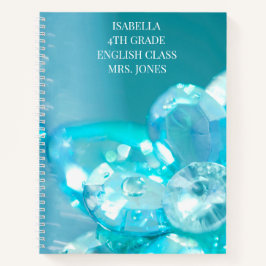 Cuaderno Estudiante de clase azul Jewels 