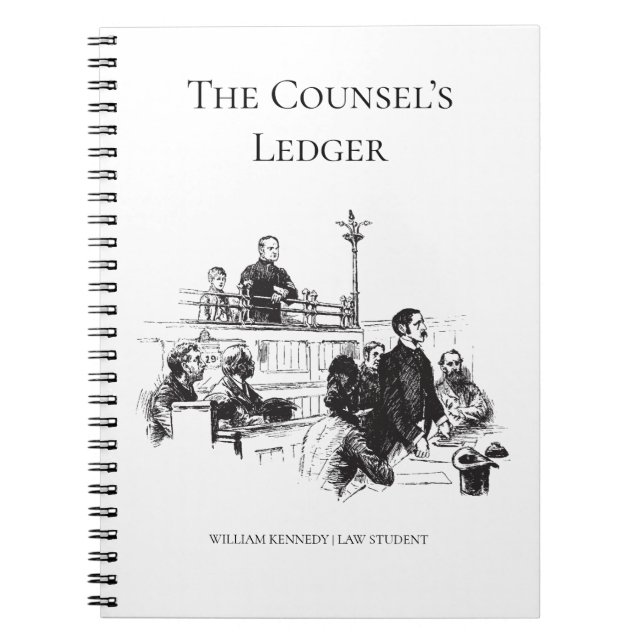 Cuaderno Estudiante de Derecho de la Academia Clásica Vinta (Frente)