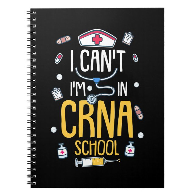 Cuaderno Estudiante De enfermería Está En La Escuela De CRN (Frente)