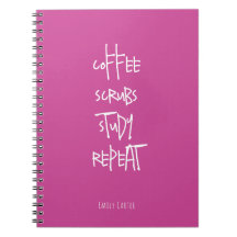 Estudiante de Enfermería Minimalista Rosa Café