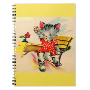 Cuaderno estudiante de gatito kitten