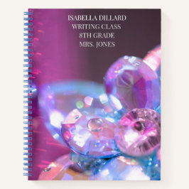 Cuaderno Estudiante Mystical Blue Violet Jewels Class