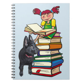 Cuaderno Estudiar el Chica escolar y de pipa de Buddy GSD e
