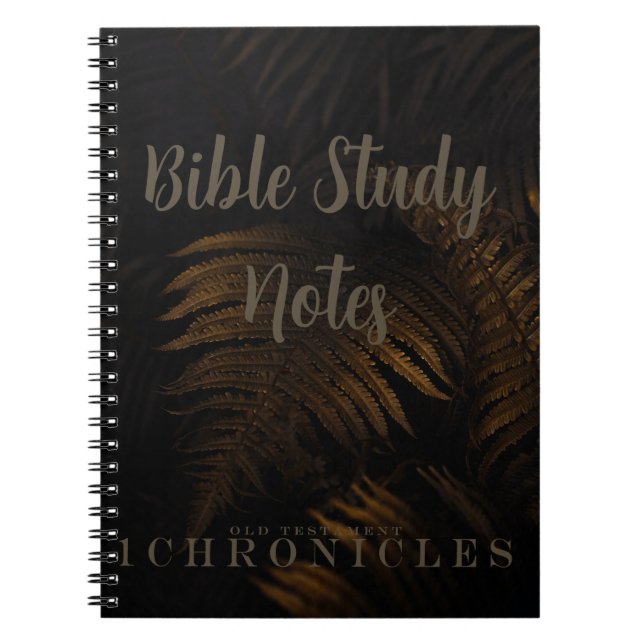 Cuaderno Estudio Bíblico-1 Crónicas (Frente)