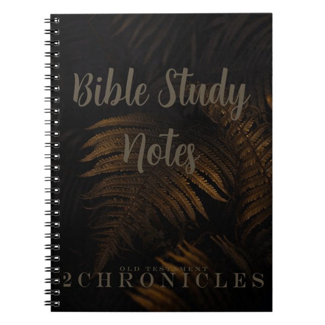 Cuaderno Estudio Bíblico-2 Crónicas (Frente)