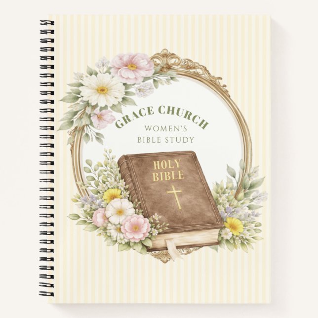 Cuaderno Estudio Bíblico de Mujeres | Flores de Primavera (Anverso)