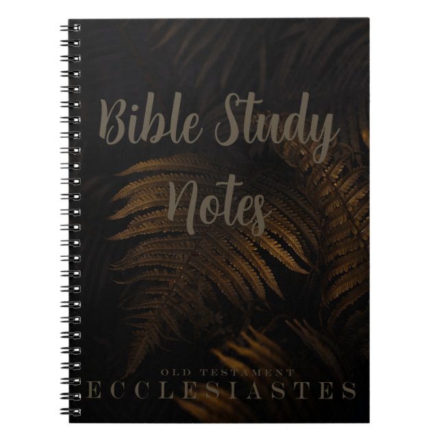 Cuaderno Estudio Bíblico-Eclesiastés (Frente)
