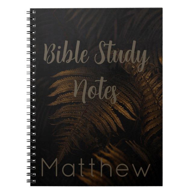 Cuaderno Estudio Bíblico-Mateo (Frente)