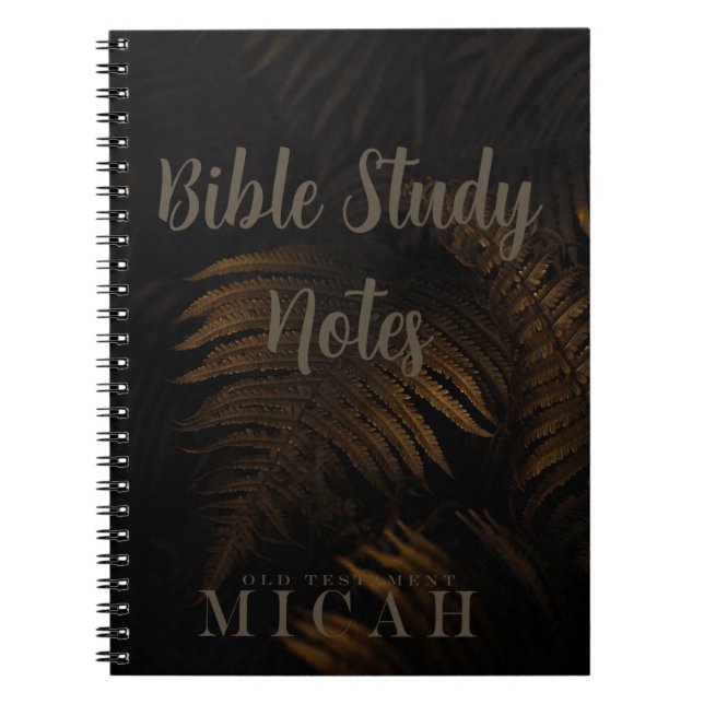 Cuaderno Estudio Bíblico-Miqueas (Frente)