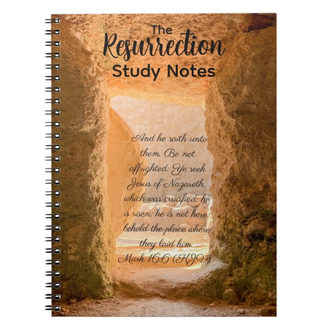 Cuaderno Estudio Bíblico Resurrección de Jesucristo (Frente)